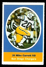 1972 Sunoco Stamps      563     Mike Garrett